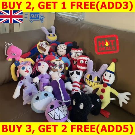 2024 NEW CUTE The Amazing Digital Circus Jax Pomni Plush Dolls Stuffed Toys Gift EUR 11,82 ...