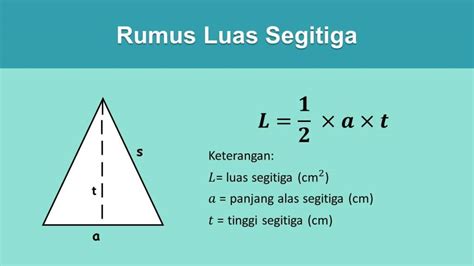 Rumus Segitiga Cara Menghitung Luas Kelilingnya Contoh Soal | Hot Sex ...