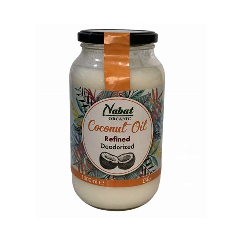 Organic Coconut Oil Refined - Nabat - Keto Kitchen Lebanon