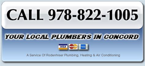 Concord Plumbers | Plumber Concord MA