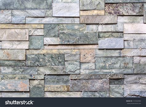 Stone Wall Flat Stacked Background Texture Stock Photo 151042994 ...