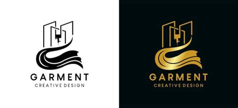 Premium Vector | Garment logo design with the concept of a cloth icon ...