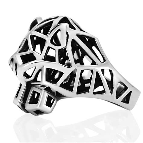 Panther Ring Geometric Design of 925 Silver for Men & Women - VY Jewelry