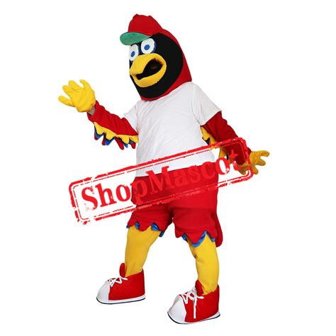 Sport Red Hawk Mascot Costume