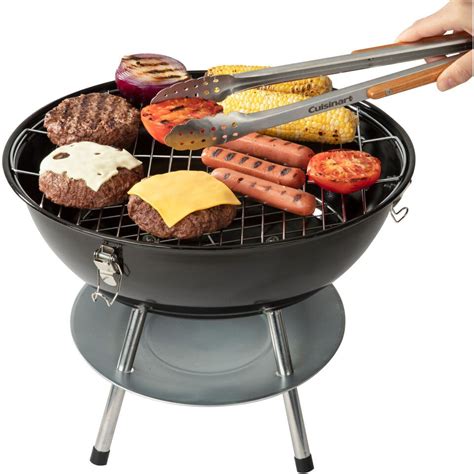 16-in Portable Charcoal Grill | Decor Safe