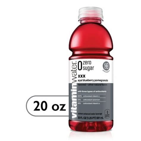 Vitaminwater® Zero Sugar Xxx Bottled Water, 20 fl oz - Kroger