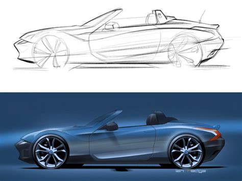 Sideview sketch tutorial - Car Body Design