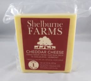 Shelburne Farms Cheddar Cheese (1 Yr. Old - Sharp) - White Gate Farm