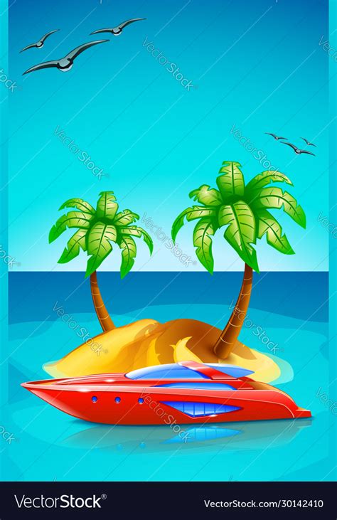 Island2 Royalty Free Vector Image - VectorStock