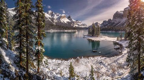 Maligne Winter – Bing Wallpaper Download