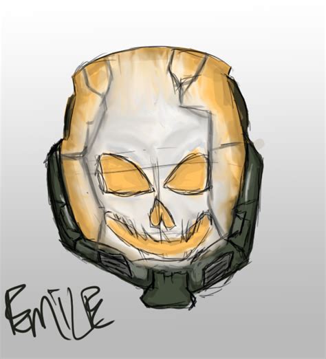 Halo Reach : Emile Helmet by enviousness on DeviantArt