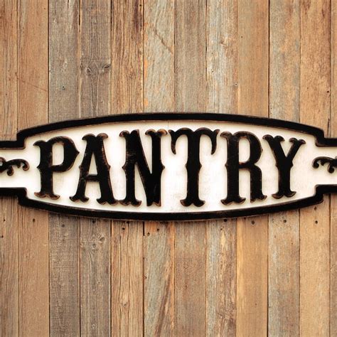 Rustic Pantry Sign - Etsy