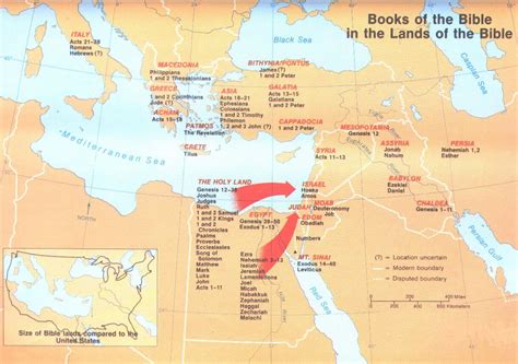 Location where Books of the Bible were Written | Jesus Reigns