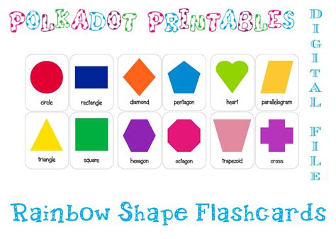 6 Best Images of Black And White Shape Flash Cards Printable For Preschoolers - Free Printable ...