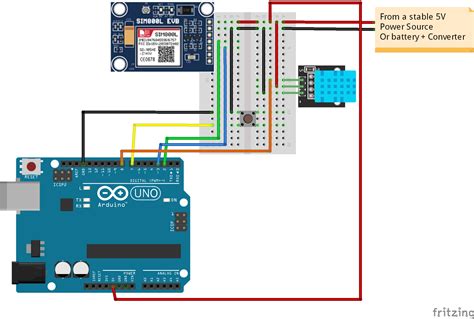 Sim800l Arduino Wiring Diagram