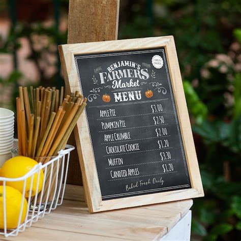 Farmers Market Chalkboard - Etsy