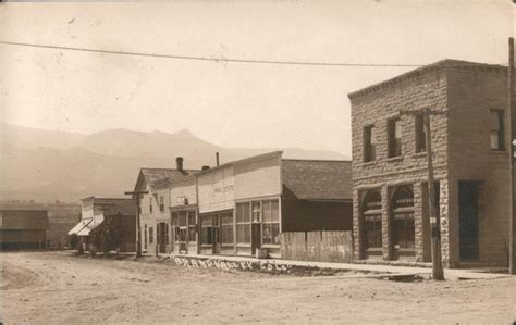 Street View Grand Valley, CO Postcard