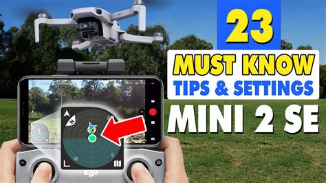 23 MUST KNOW DJI Mini 2 SE Tips & Tricks | DJI Fly Drone App Settings - YouTube