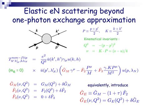 PPT - Two-photon physics in elastic electron-nucleon scattering ...