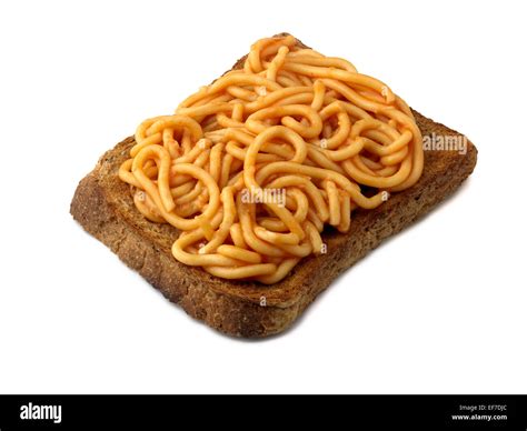 tinned spaghetti on toast Stock Photo - Alamy