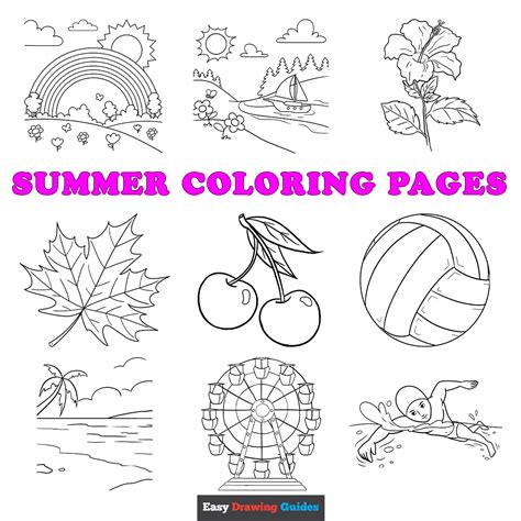 Free Printable Summer Coloring Pages for Kids