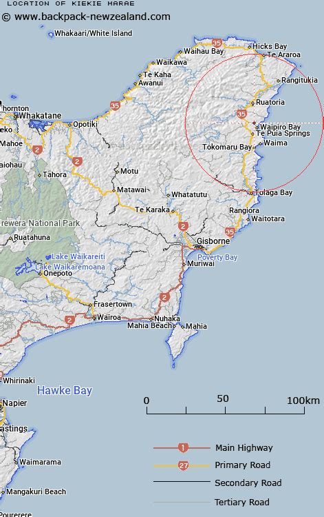 Where is Kiekie Marae? Map - New Zealand Maps