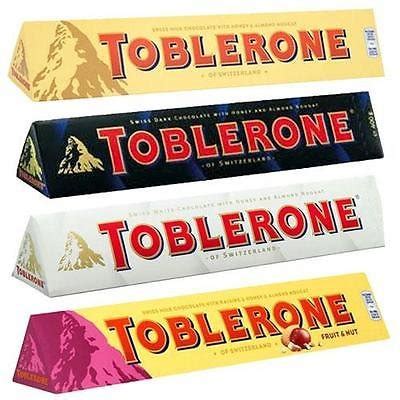 Toblerone Ultimate 4 Pack - 360g Each - Milk Chocolate, Fruit & Nut ...