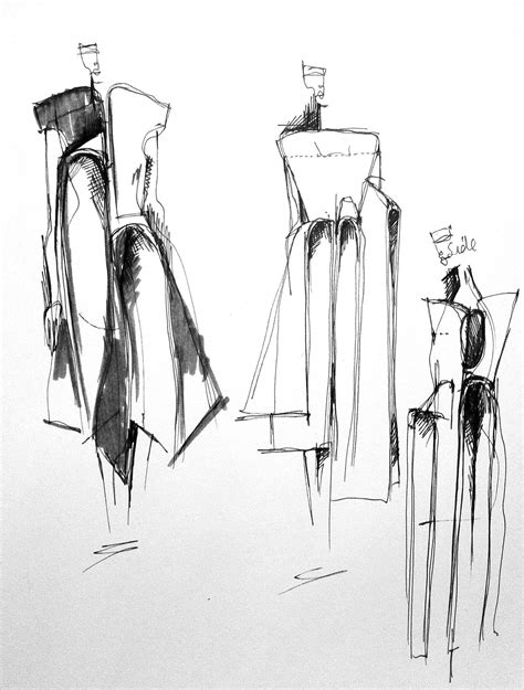 Fashion Sketchbook - fashion design drawings; dress sketches; fashion portfolio // Con ...