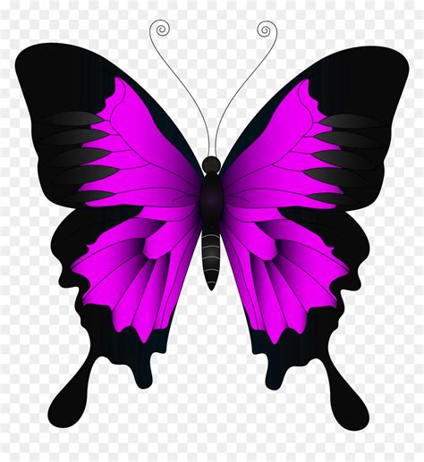 Pink Butterfly Png - Pink Butterfly Clip Art, Transparent Png - vhv