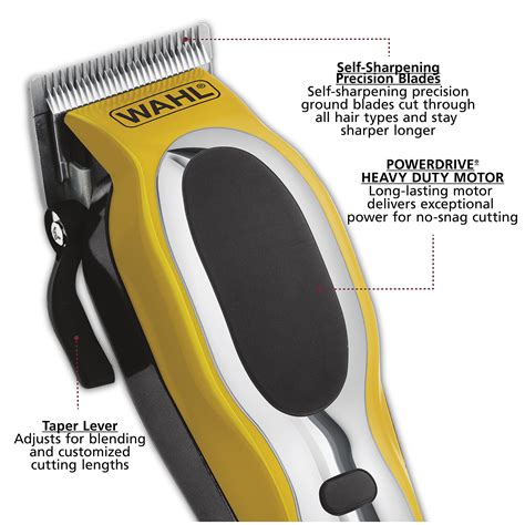 Wahl Groom Pro Total Body Grooming Kit, High-Carbon Steel Blades, Hair Clippers for Full-Body ...