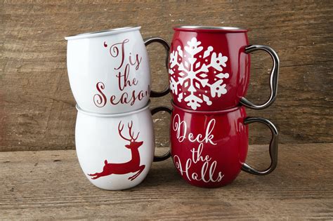 Better Homes and Gardens Assorted Holiday Moscow Mule Mugs, Set of 4 - Walmart.com