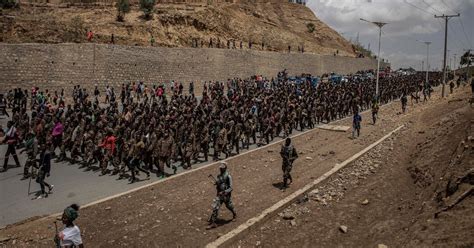 Captured Ethiopian Soldiers Marched Through Tigray to Prison - The New ...