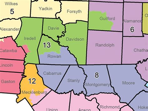 Congressional districts map near OK - Salisbury Post | Salisbury Post