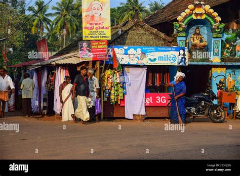 Varkala Temple, Janardana Swami Temple, Varkala, Kerala, India Stock ...