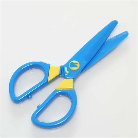 1pcs Safety Scissors For Children Paper Cutting 127mm Tool Plastic ...