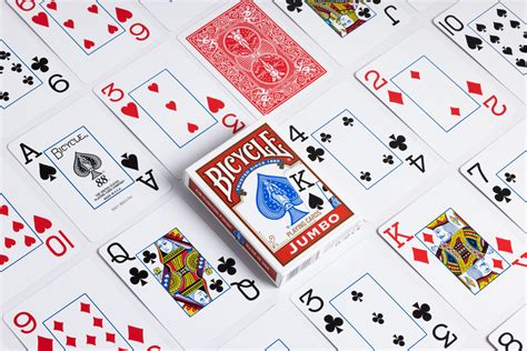 Bicycle Jumbo Index 88 Playing Cards 12 Count Red and Blue