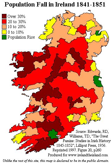 150 years after the Great Famine, Ireland's population has still not recovered