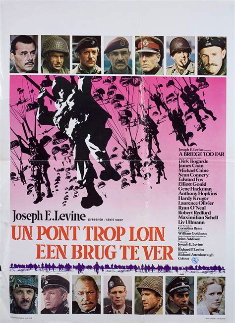 A Bridge Too Far Original 1977 Belgian Movie Poster - Posteritati Movie ...