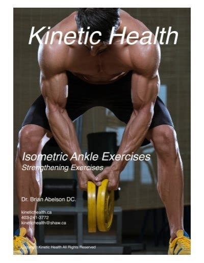 Isometric Ankle Exercises