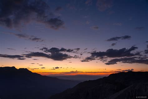 Dusk Sky | San Juan Mountains, Colorado | Mountain Photography by Jack Brauer