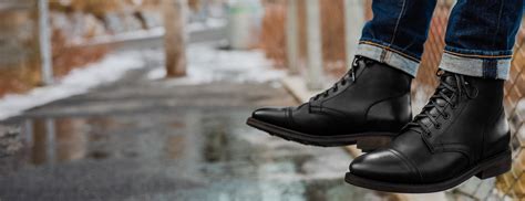 Men's Black Captain Lace-Up Boot - Thursday Boot Company