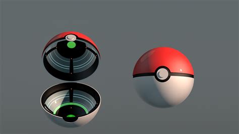 3D Pokeball by Tru-Form on DeviantArt