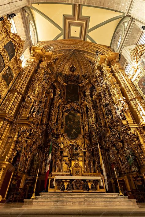 Premium Photo | Mexico city metropolitan cathedral interior details, mexico