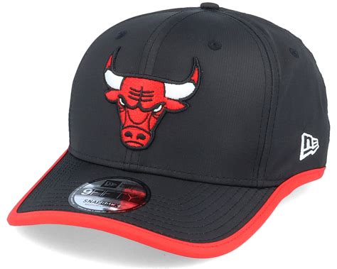 Chicago Bulls Piping Detail 9Fifty Black/Red Adjustable - New Era cap ...