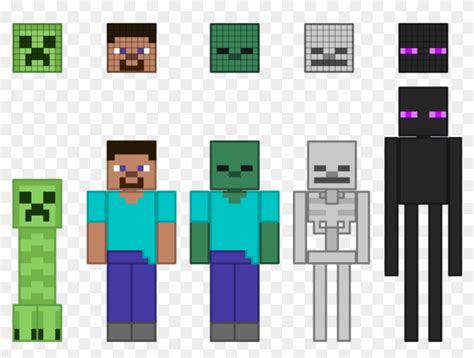 Minecraft Vector Character - Characters From Minecraft, HD Png Download - 1191x670(#1668013 ...