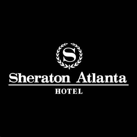 Sheraton Atlanta Hotel white Logo Vector - (.Ai .PNG .SVG .EPS Free Download)