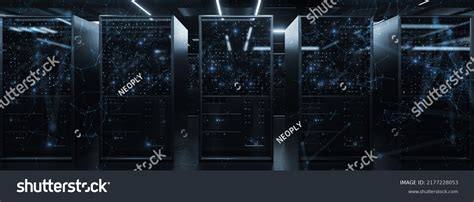 Server Rack Security Room Data Center Stock Illustration 2177228053 ...