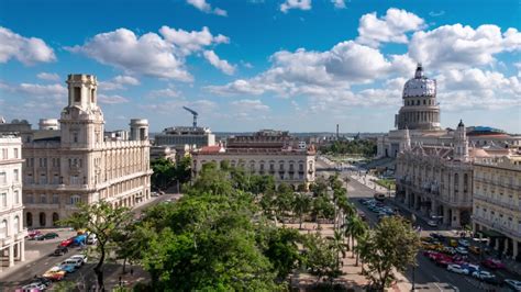 time lapse aerial view capitolio building Stock Footage Video (100% ...