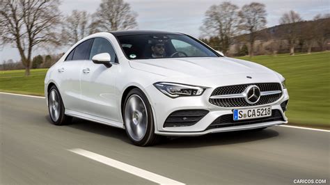 2020 Mercedes-Benz CLA 220 d Coupe AMG Line (Color: Digital White Metallic) - Front Three ...