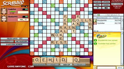 Scrabble - Pogo Games - Co-op with Yoshiller [1] - YouTube